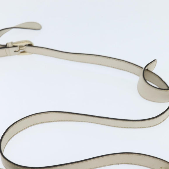 GUCCI GG Canvas Abbey Shoulder Bag Beige Gold 203257 Auth 150275