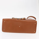GUCCI Bamboo Hand Bag Leather 2way Brown Gold 002 2855 03222 0 Auth 150280-5