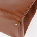 GUCCI Bamboo Hand Bag Leather 2way Brown Gold 002 2855 03222 0 Auth 150280-18