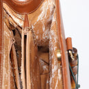 GUCCI Bamboo Hand Bag Leather 2way Brown Gold 002 2855 03222 0 Auth 150280-24