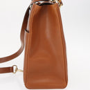 GUCCI Bamboo Hand Bag Leather 2way Brown Gold 002 2855 03222 0 Auth 150280-3