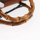 GUCCI Bamboo Hand Bag Leather 2way Brown Gold 002 2855 03222 0 Auth 150280-7