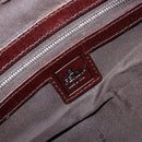 FENDI Zucca Canvas Boston Bag Black Brown Auth 150282-19