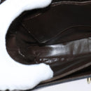 FENDI Zucca Canvas Shoulder Bag Black Brown Auth 150285-19