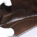 FENDI Zucca Canvas Shoulder Bag Black Brown Auth 150285-21