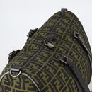 FENDI Zucca Canvas Tote Bag Black Brown Auth 150286-6