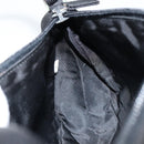 PRADA Accessory Pouch Nylon Black Silver Auth 150288-19