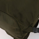 PRADA Backpack Nylon Khaki Silver Auth 150289-18