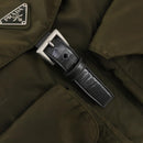 PRADA Backpack Nylon Khaki Silver Auth 150289-9