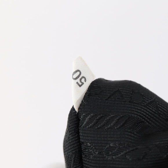 PRADA Backpack Nylon Khaki Silver Auth 150289