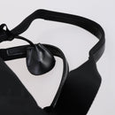 PRADA Boston Bag Nylon 2way Black Silver Auth 150290-14