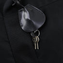 PRADA Boston Bag Nylon 2way Black Silver Auth 150290-10