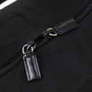 PRADA Boston Bag Nylon 2way Black Silver Auth 150290-20