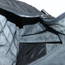 PRADA Boston Bag Nylon 2way Black Silver Auth 150290-21