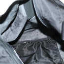 PRADA Boston Bag Nylon 2way Black Silver Auth 150290-22