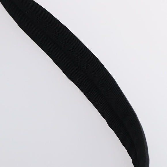 PRADA Boston Bag Nylon 2way Black Silver Auth 150290