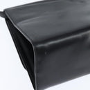 Salvatore Ferragamo Gancini Shoulder Bag Leather Black Gold Auth 150291-15