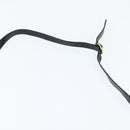 Salvatore Ferragamo Gancini Shoulder Bag Leather Black Gold Auth 150291-8