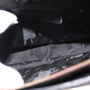 Salvatore Ferragamo Gancini Shoulder Bag Leather Black Gold Auth 150293-17