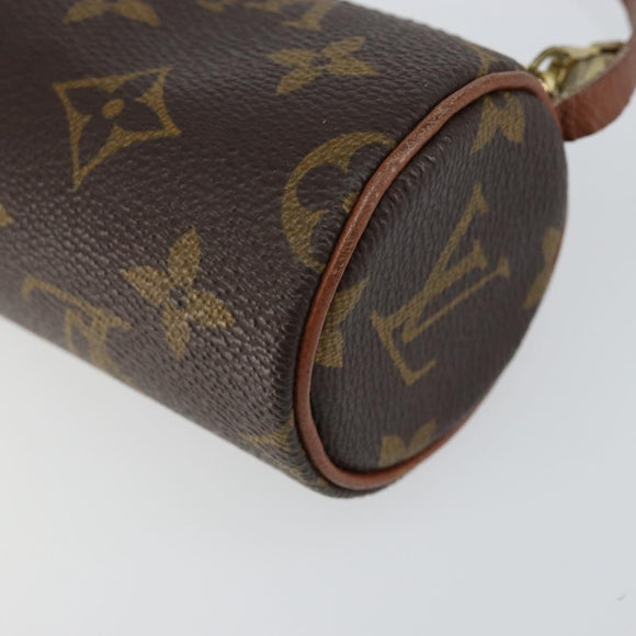 LOUIS VUITTON Monogram Papillon Pouch LV Auth 150297