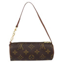 LOUIS VUITTON Monogram Papillon Pouch LV Auth 150297-3