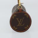LOUIS VUITTON Monogram Papillon Pouch LV Auth 150297-4