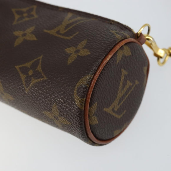 LOUIS VUITTON Monogram Papillon Pouch LV Auth 150298