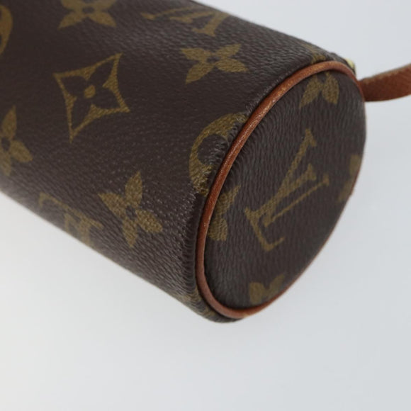 LOUIS VUITTON Monogram Papillon Pouch LV Auth 150298