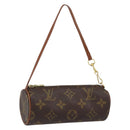 LOUIS VUITTON Monogram Papillon Pouch LV Auth 150298-1
