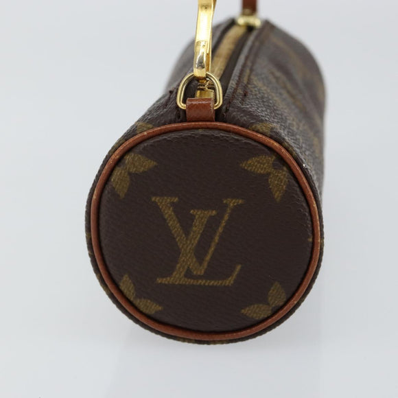 LOUIS VUITTON Monogram Papillon Pouch LV Auth 150298