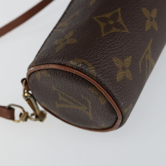 LOUIS VUITTON Monogram Papillon Pouch LV Auth 150299