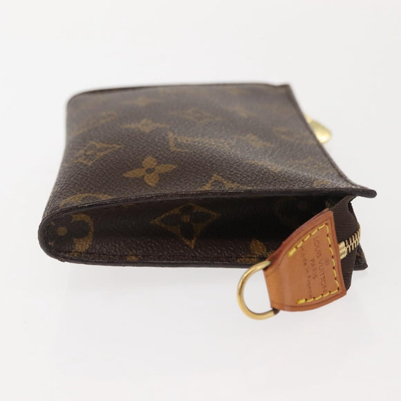LOUIS VUITTON Monogram Bucket PM Accessory Pouch LV Auth 150300