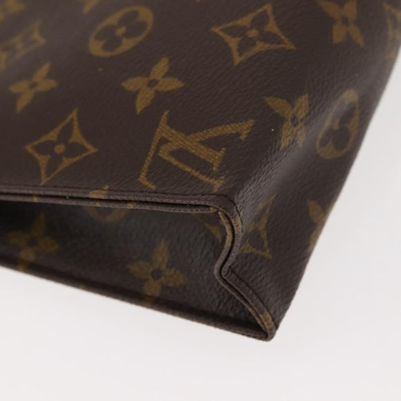 LOUIS VUITTON Monogram Poche Toilette 19 Pouch M47544 LV Auth 150304