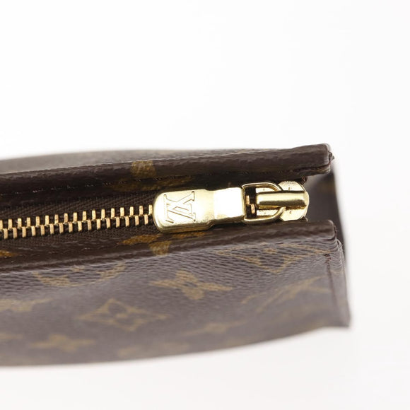 LOUIS VUITTON Monogram Poche Toilette 19 Pouch M47544 LV Auth 150304