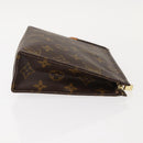 LOUIS VUITTON Monogram Poche Toilette 19 Pouch M47544 LV Auth 150304-4