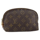 LOUIS VUITTON Monogram Pochette Cosmetic PM Pouch M43998 LV Auth 150305-1