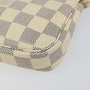LOUIS VUITTON Damier Azur Mini Pochette Accessoires Pouch N63005 LV Auth 150311-9