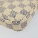 LOUIS VUITTON Damier Azur Mini Pochette Accessoires Pouch N63005 LV Auth 150311-15