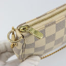 LOUIS VUITTON Damier Azur Mini Pochette Accessoires Pouch N63005 LV Auth 150311-10