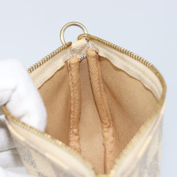 LOUIS VUITTON Damier Azur Mini Pochette Accessoires Pouch N63005 LV Auth 150311