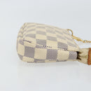 LOUIS VUITTON Damier Azur Mini Pochette Accessoires Pouch N63005 LV Auth 150311-3