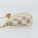 LOUIS VUITTON Damier Azur Mini Pochette Accessoires Pouch N63005 LV Auth 150311-4