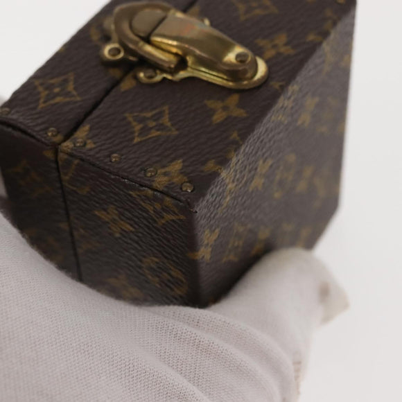 LOUIS VUITTON Monogram Case Eccrine Declaration Jewelry Box M21010 Auth 150312