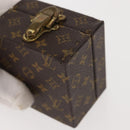 LOUIS VUITTON Monogram Case Eccrine Declaration Jewelry Box M21010 Auth 150312-16