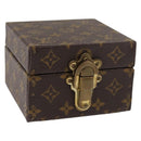LOUIS VUITTON Monogram Case Eccrine Declaration Jewelry Box M21010 Auth 150312-1