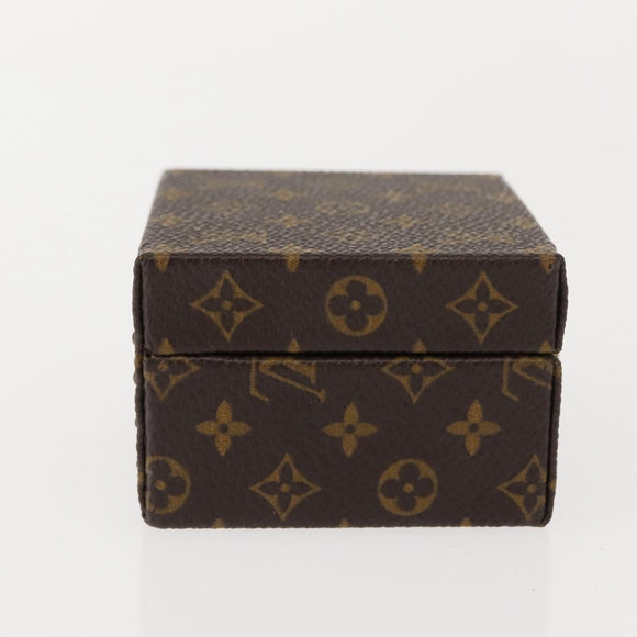 LOUIS VUITTON Monogram Case Eccrine Declaration Jewelry Box M21010 Auth 150312