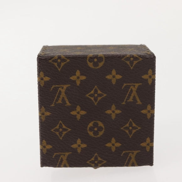 LOUIS VUITTON Monogram Case Eccrine Declaration Jewelry Box M21010 Auth 150312