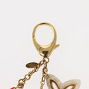 LOUIS VUITTON Bijoussac Ansolence Bag Charm Gold Tone M66884 LV Auth 150314-6