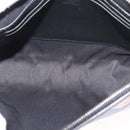 LOUIS VUITTON Damier Graphite Pochette Voyage MM Clutch Bag N60134 Auth 150316-11
