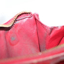 LOUIS VUITTON Vernis Pochette Cle NM Purse Rouge Grunadine M91737 LV Auth 150319-12